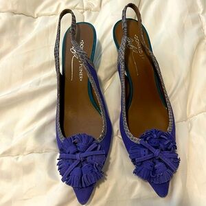 Donald Pliner kitten heel slingback